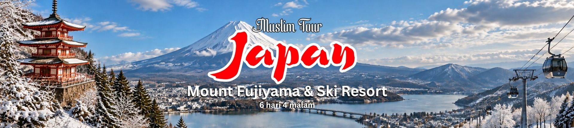Muslim-Tour-Jepun-mount-fuji-ski-resort-bersama-Al-Mukminin Travel